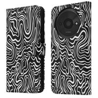 imoshion Étui de télephone portefeuille Design Xiaomi Redmi A3 - Black And White