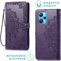 imoshion Etui de téléphone portefeuille Mandala Realme 9 Pro - Violet