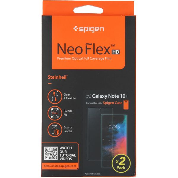 Spigen Protection d'écran Neo Flex Duo Pack Galaxy Note 10 Plus