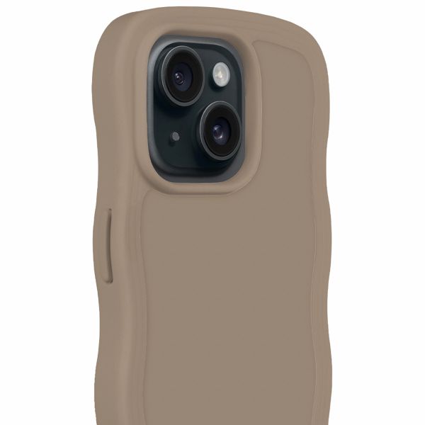 Holdit Coque Wavy Apple iPhone 13/14/15/16e - Mocha Brown