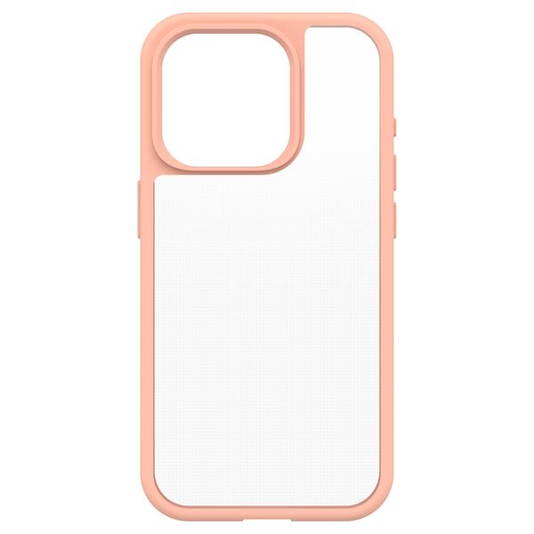 OtterBox Coque arrière React iPhone 15 Pro - Transparent / Peach