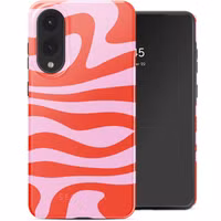 Selencia Coque arrière Vivid Samsung Galaxy S25 Edge - Dream Swirl Pink