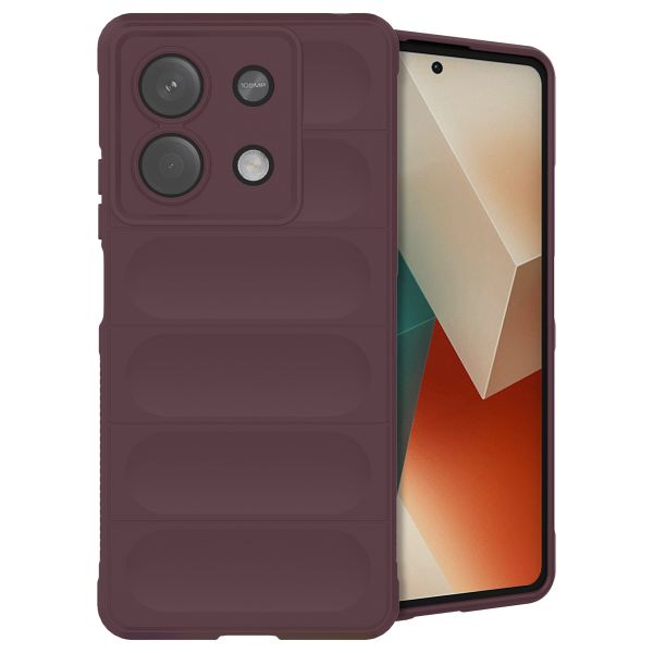 imoshion Coque arrière EasyGrip Xiaomi Redmi Note 13 (5G) - Aubergine