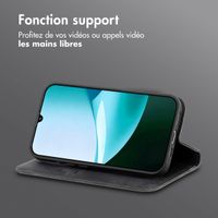 imoshion Étui de téléphone portefeuille Slim Xiaomi Redmi 15C (5G) - Noir