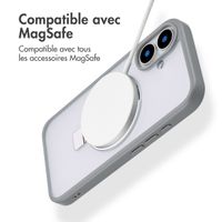 Accezz Coque Ring Stand avec MagSafe iPhone 16 - Grey