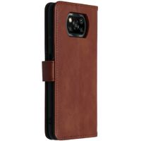 imoshion Étui de télephone portefeuille de luxe Xiaomi Poco X3 (Pro) - Marron