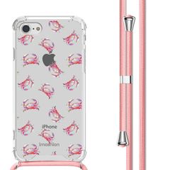 imoshion Coque Design avec cordon Apple iPhone SE (2022 / 2020) / 8 / 7 - Crab Watercolor