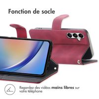 imoshion Etui de téléphone portefeuille avec cordon Samsung Galaxy A35 - Rouge