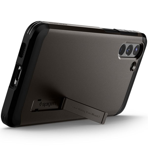 Spigen Coque Tough Armor Samsung Galaxy S21 - Gunmetal