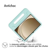 imoshion Coque kidsproof avec poignée Samsung Galaxy Tab A9 Plus - Soft Blue