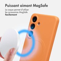 imoshion Coque Couleur avec MagSafe Samsung Galaxy S25 - Neon Orange
