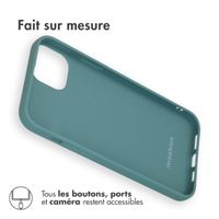 imoshion Coque Couleur iPhone 14 Plus - Vert foncé