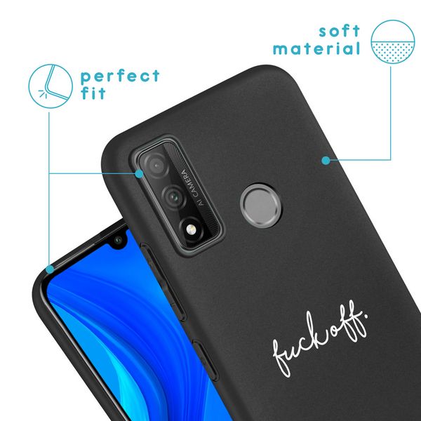 imoshion Coque Design Huawei P Smart (2020) - Fuck Off - Noir