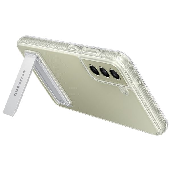 Samsung Original Coque Clear Standing Galaxy S21 FE - Transparent