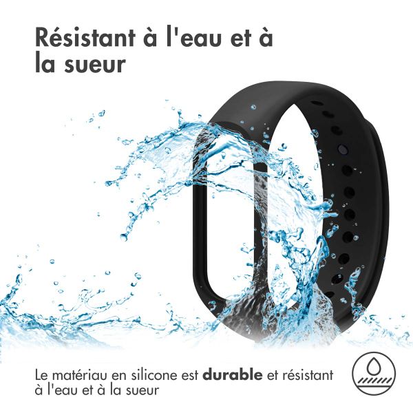 imoshion Bracelet en silicone le Xiaomi Mi Band 3 / 4 - Noir