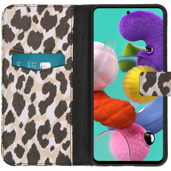 imoshion Coque silicone design Galaxy A51 - Golden Leopard