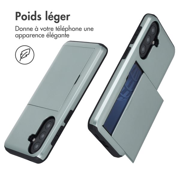 imoshion Coque arrière avec porte-cartes Samsung Galaxy A57 (5G) - Vert
