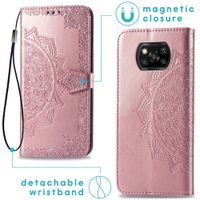 imoshion Etui de télephone Mandala Xiaomi Poco X3 (Pro) - Rose Doré