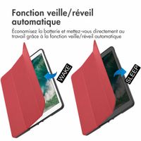 imoshion Coque tablette Trifold Apple iPad 6 (2018) 9.7 pouces / iPad 5 (2017) 9.7 pouces / Air 2 (2014)/Air 1 (2013) - Rouge