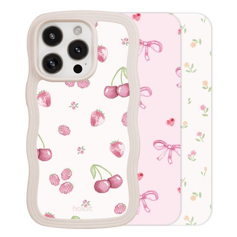 Holdit Pack d'impression Apple iPhone 14 Pro / 15 Pro / 16 Pro - Pink Breeze
