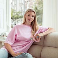 Selencia Coque arrière Vivid Samsung Galaxy S24 - Modern Bloom Pink