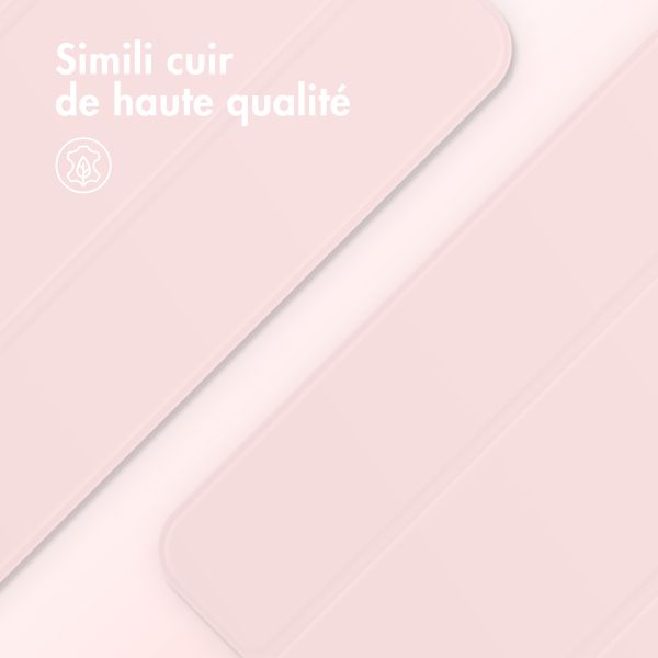 imoshion Magnetic etui de téléphone portefeuille Apple iPad 11 (2025) 11 pouces A16 / iPad 10 (2022) 10.9 pouces - Rose