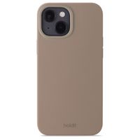 Holdit Coque Silicone iPhone 14 / 13 - Mocha Brown