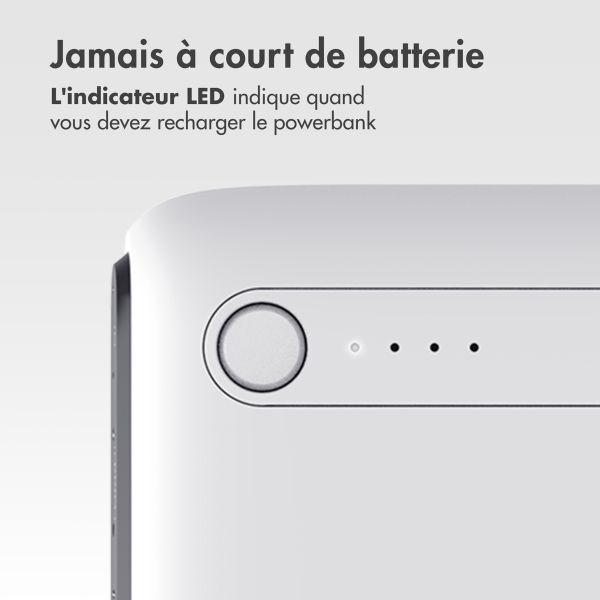 imoshion Batterie externe - 27.000 mAh - Quick Charge et Power Delivery - Blanc