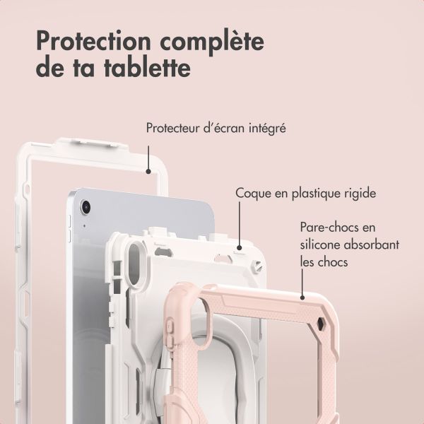 imoshion Coque tablette kidsproof Rugged Apple iPad 11 (2025) 11 pouces A16 / iPad 10 (2022) 10.9 pouces - Rose clair