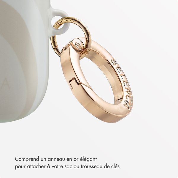 Selencia Coque Vivid Apple AirPods 1 / 2 - Desert Waves Beige