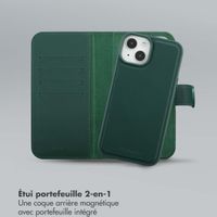 Selencia Étui portefeuille amovible Olyn avec MagSafe Apple iPhone 14 / 13 - Vert