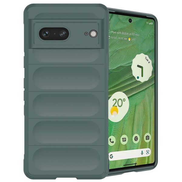 imoshion Coque arrière EasyGrip Google Pixel 7 - Vert foncé