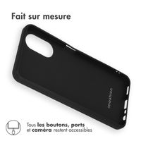 imoshion Coque Couleur Oppo A17 - Noir