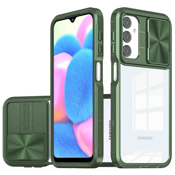 imoshion Coque arrière Camslider Samsung Galaxy A25 (5G) - Vert foncé