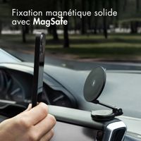 imoshion Support de téléphone pour voiture avec MagSafe - Chargeur sans fil - Tableau de bord - Noir