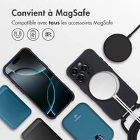 imoshion Coque de couleur avec cordon amovible MagSafe iPhone 16 Pro Max - Black