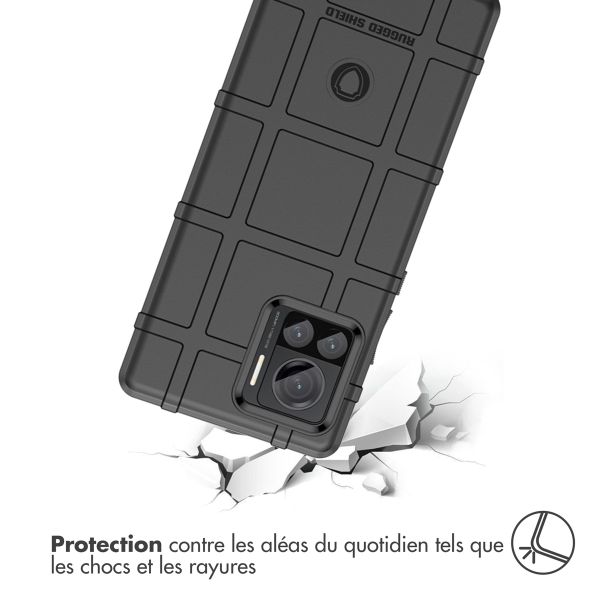 imoshion Coque Arrière Rugged Shield Motorola Edge 30 Ultra - Noir