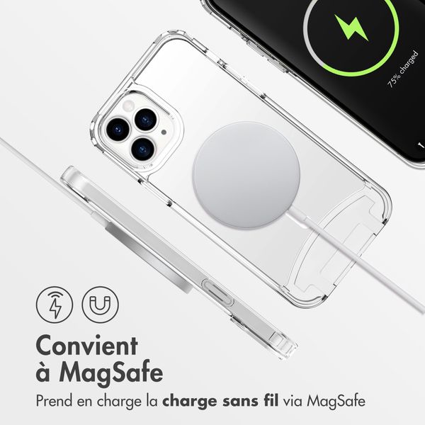 imoshion Coque MagSafe avec cordon amovible Apple iPhone 12 (Pro) - Transparent