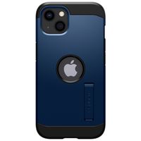 Spigen Coque Tough Armor iPhone 13 - Bleu