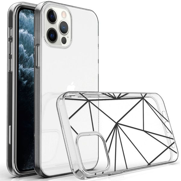 imoshion Coque Design iPhone 12 (Pro) - Graphic Cube