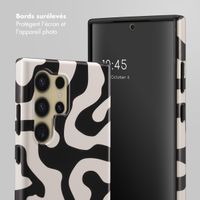 Selencia Coque arrière Vivid Samsung Galaxy S24 Ultra - Art Wave Black
