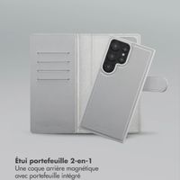 Selencia Étui portefeuille amovible Olyn avec MagSafe Samsung Galaxy S24 Ultra - Gris