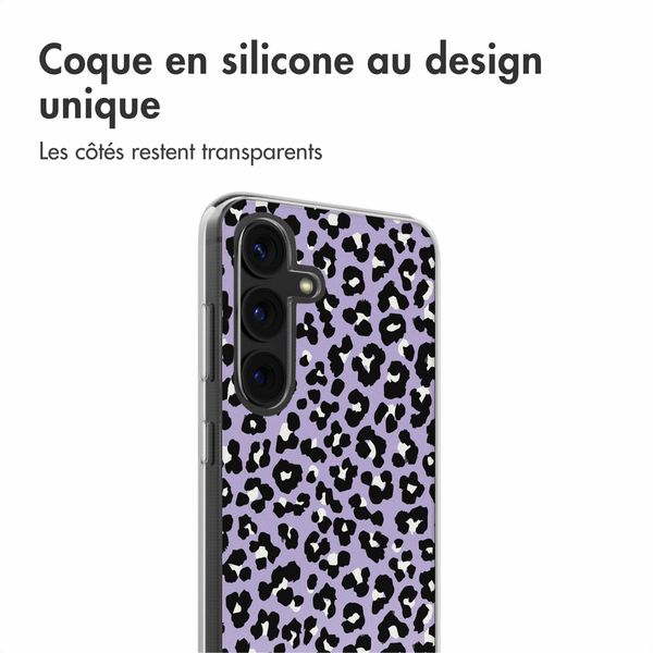 imoshion Coque Design Samsung Galaxy S24 - Leopard Lilac