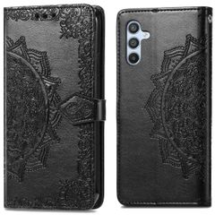 imoshion Etui de téléphone portefeuille Mandala Samsung Galaxy A54 (5G) - Noir