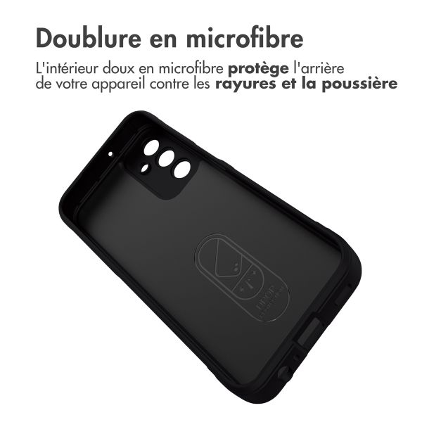 imoshion Coque arrière EasyGrip Samsung Galaxy A15 (5G/4G) - Noir