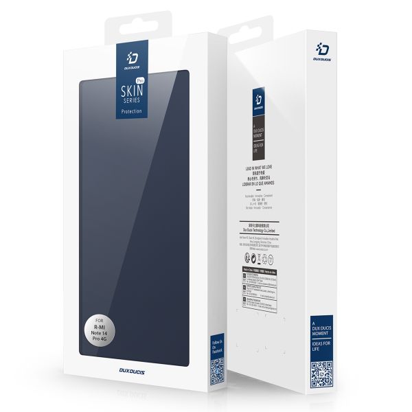 Dux Ducis Étui de téléphone Slim Xiaomi Redmi Note 14 Pro (4G) - Bleu foncé