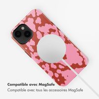 Selencia Coque arrière Vivid avec MagSafe Apple iPhone 14 - Moo’d Blush Pink