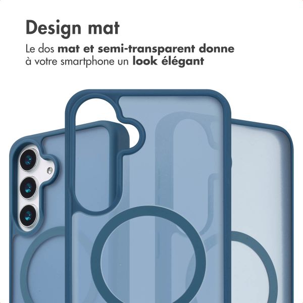 imoshion Coque Color Guard avec MagSafe Samsung Galaxy S25 - Bleu foncé