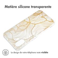 imoshion Coque Design Nothing Phone (2) - Golden Leaves Transparent