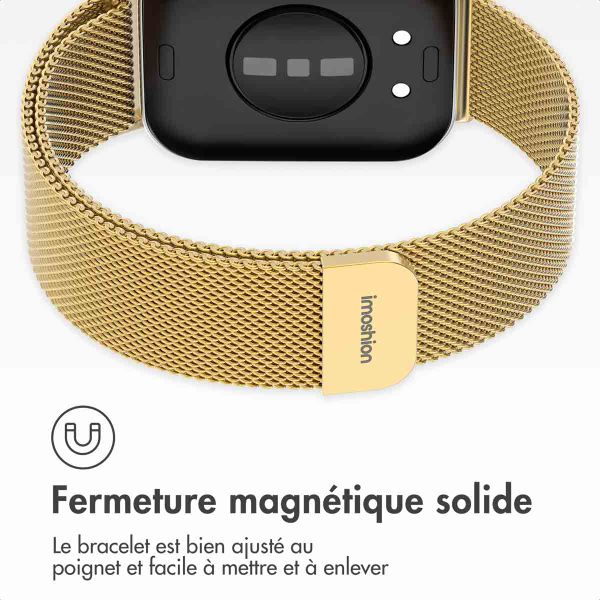 imoshion Bracelet magnétique milanais Huawei Watch Fit 3 - Doré